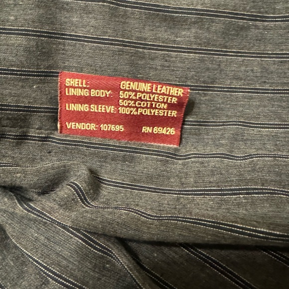 Whet Blu Genuine Leather Jacket - Picture 5 of 6